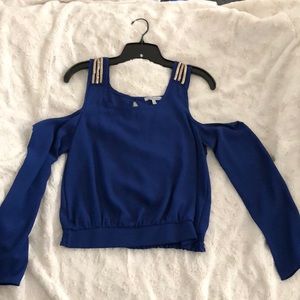 Charlotte Russe Royal blue top